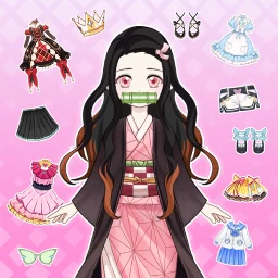 Значок Anime Dress Up & Makeup Doll